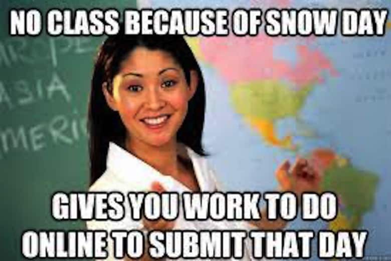 Snow Day Meme 14